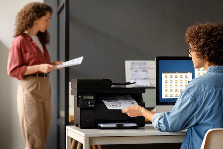 Monitor the Machine During Copying