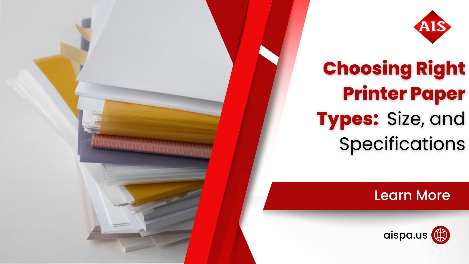 Printer Paper Types Sizes Supported Paper Sizes Types And Weights