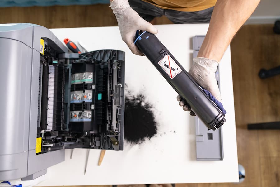 Replacing Toner Cartridge