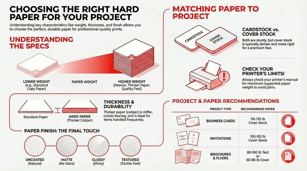 Infographic about Choosing the Right Stock for Your Printing Needs Infographic about Choosing the Right Stock for Your Printing Needs